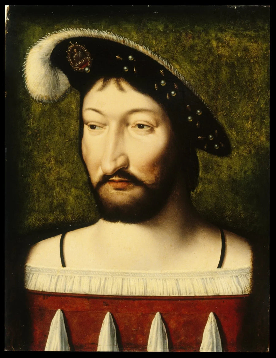 François I:n muotokuva, Ranskan kuningas - Joos van Cleve