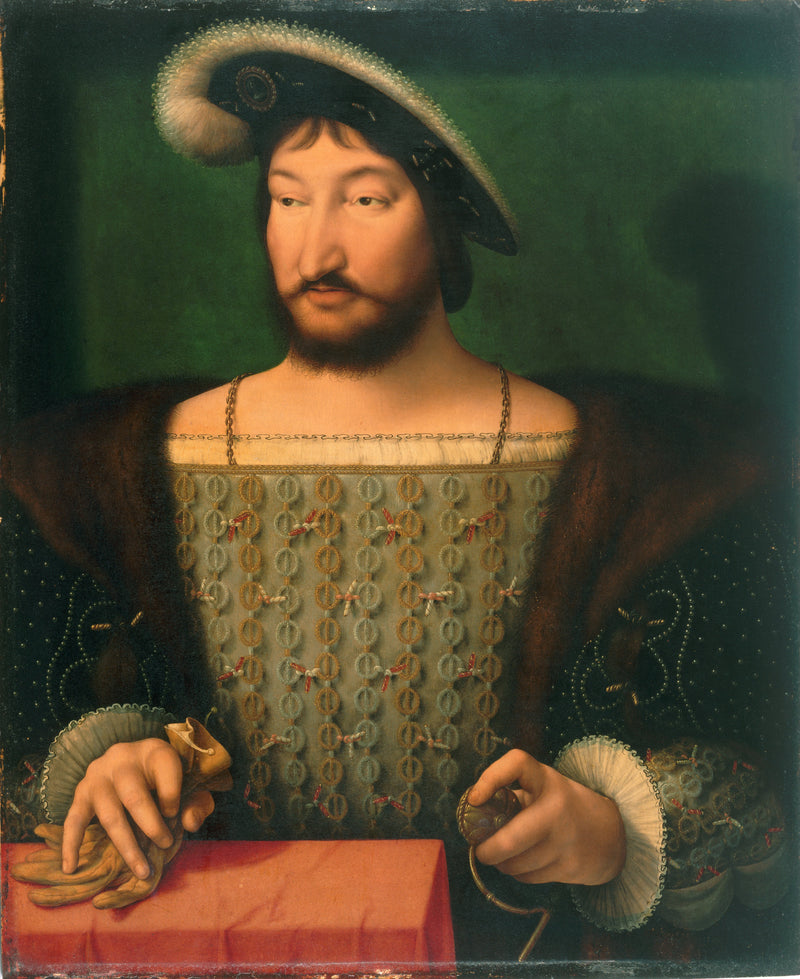 Ranskan kuningas Frans I:n muotokuva - Joos van Cleve