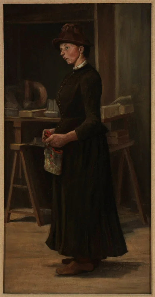Fräulein Kyburzin muotokuva - Ferdinand Hodler