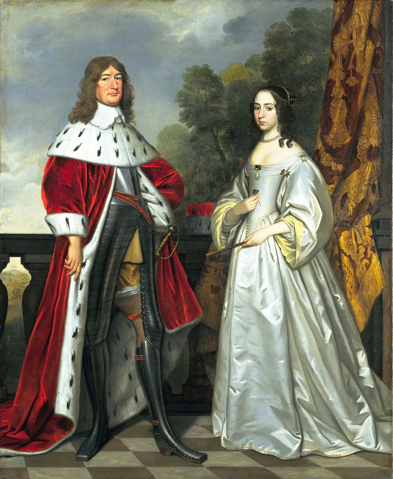 Frédéric-Guillaume, Brandenburgin vaaliruhtinasta ja Louise-Henriette de Nassau - Gerrit van Honthorst