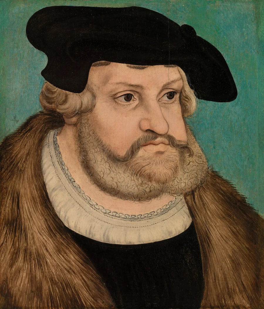 Frédéric le Sage, herttua Sachsenin muotokuva - Lucas Cranach vanhempi