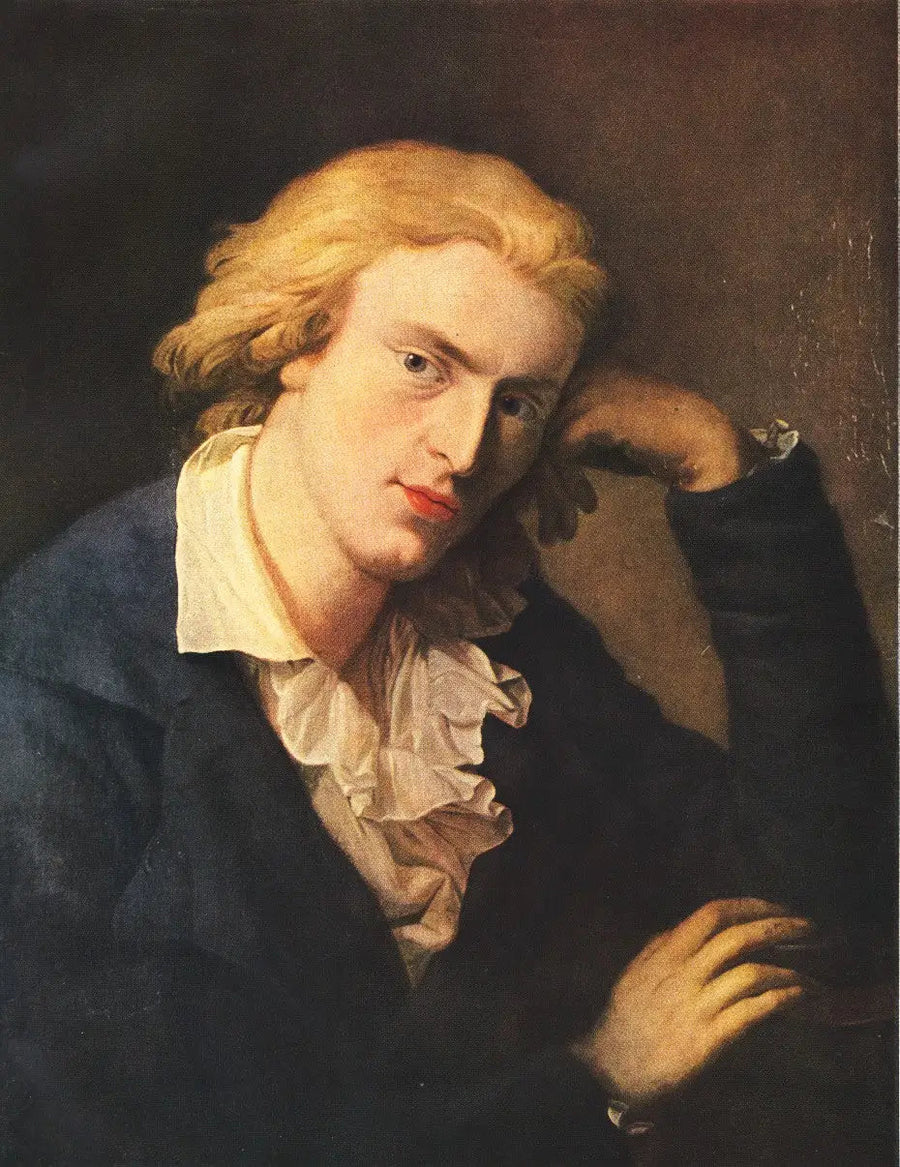Friedrich Schillerin muotokuva - Anton Graff