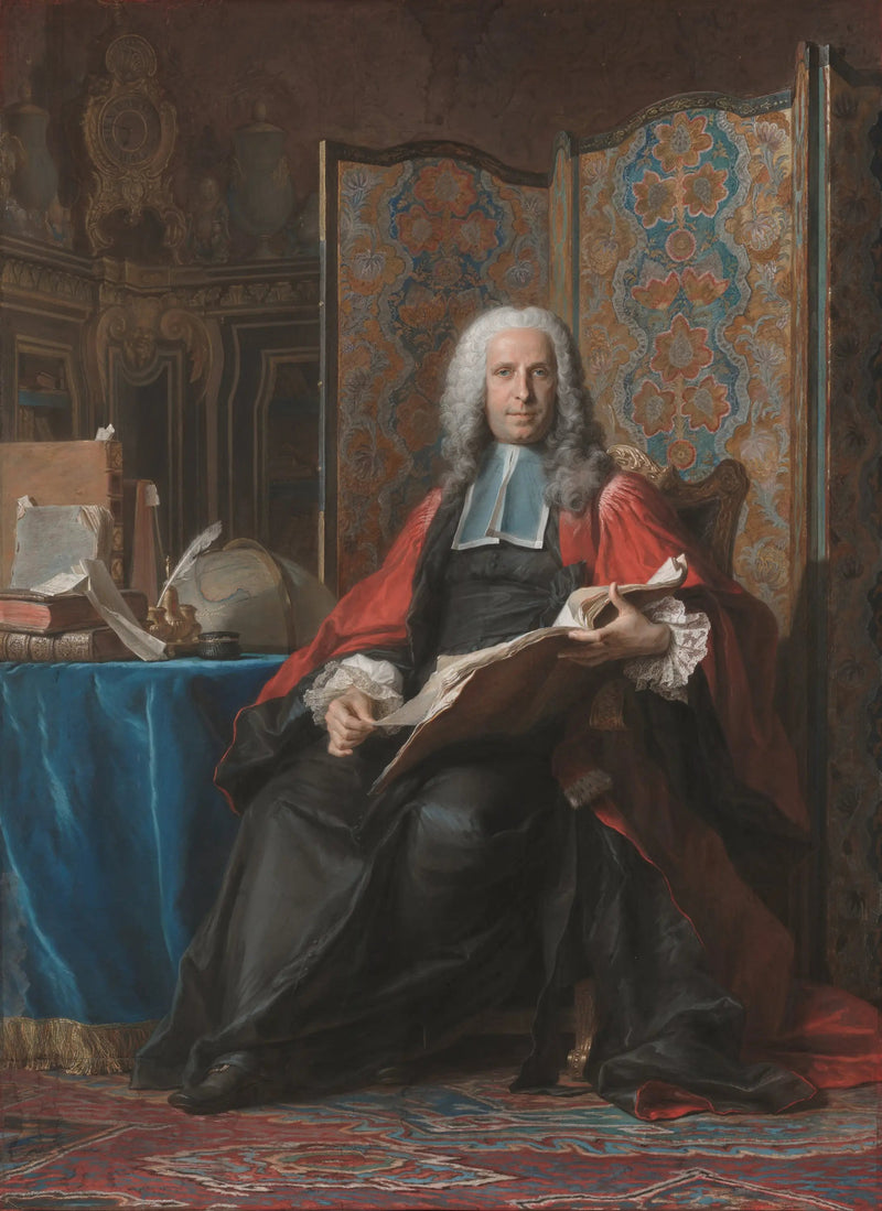 Gabriel Bernard de Rieuxin muotokuva - Maurice-Quentin de La Tour