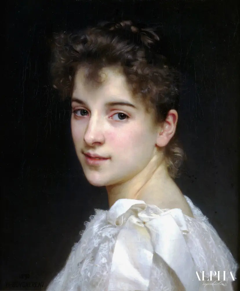 Portrait de Gabrielle Cot - William Bouguereau - Reproductions de tableaux et peintures haut de gamme