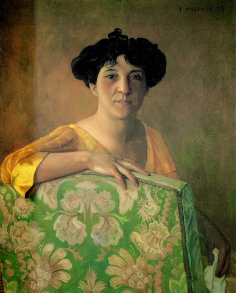 Gabrielle Vallottonin muotokuva - Félix Vallotton