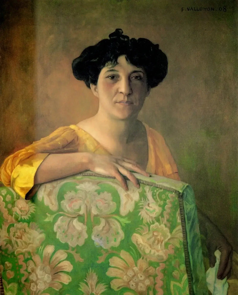 Gabrielle Vallottonin muotokuva - Félix Vallotton