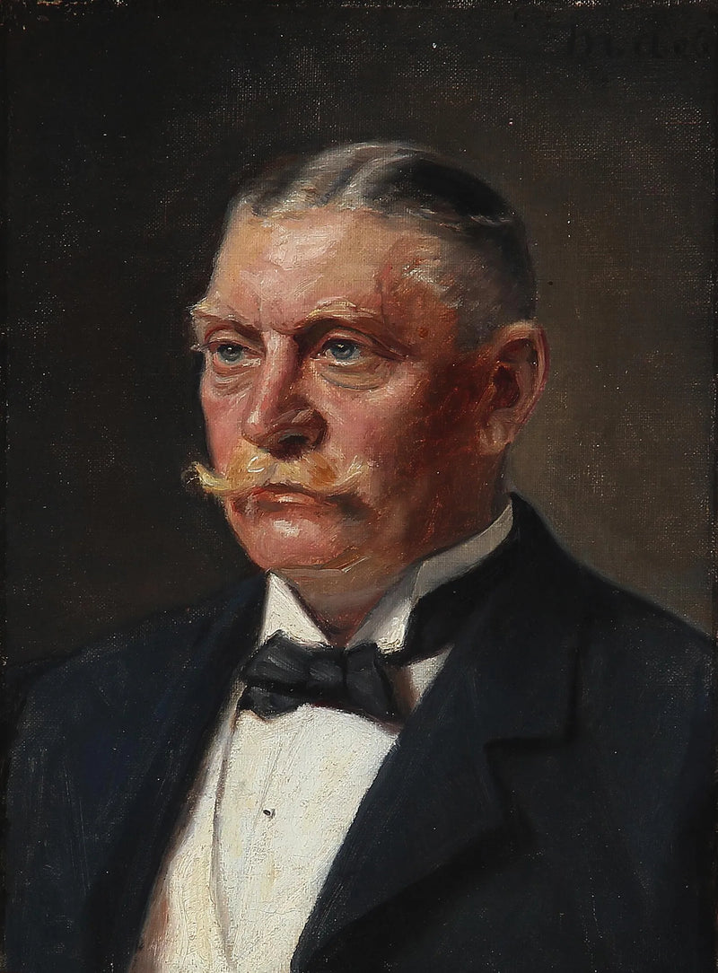 Georg Jérgensenin muotokuva. -Michael Peter Ancher