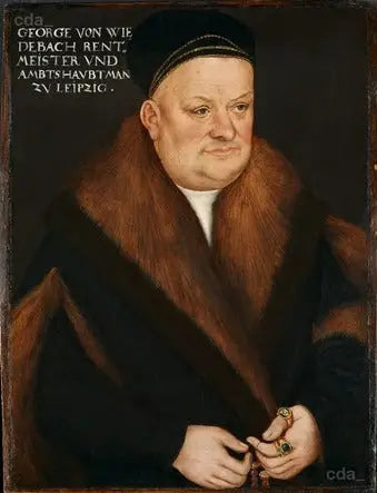 Georg von Wiedebachin muotokuva - Lucas Cranach vanhempi