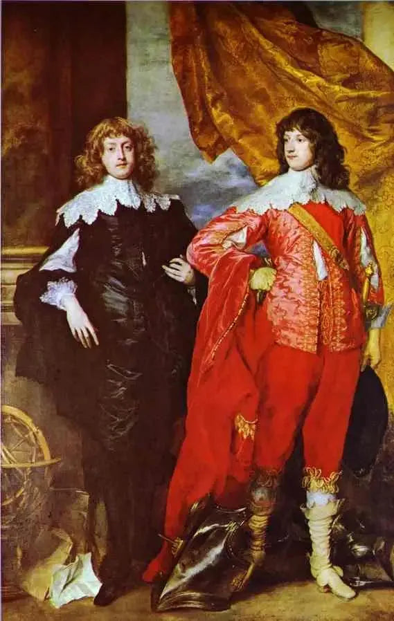 George Digbyn muotokuva, Bristolin toisen kreivin ja William Russellin, Bedfordin ensimmäisen herttuan - Antoine van Dyck