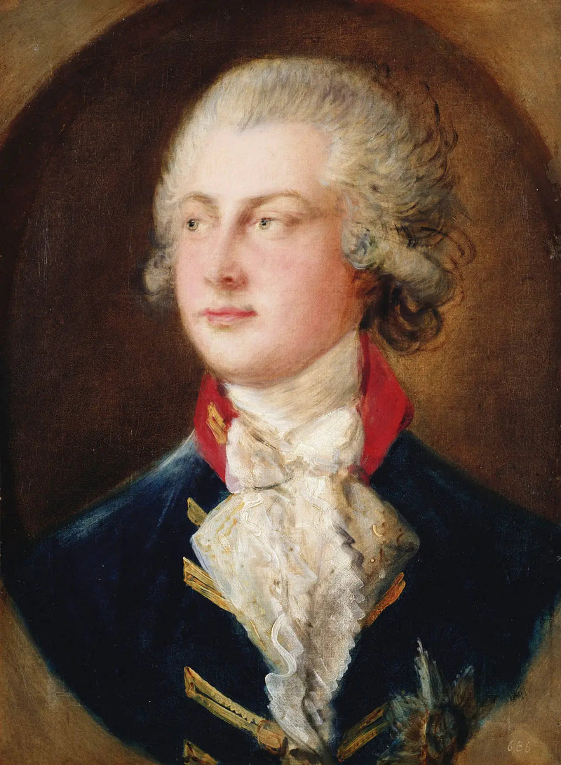 George IV:n muotokuva, kun hän oli vielä Walesin prinssi (1782) - Thomas Gainsborough