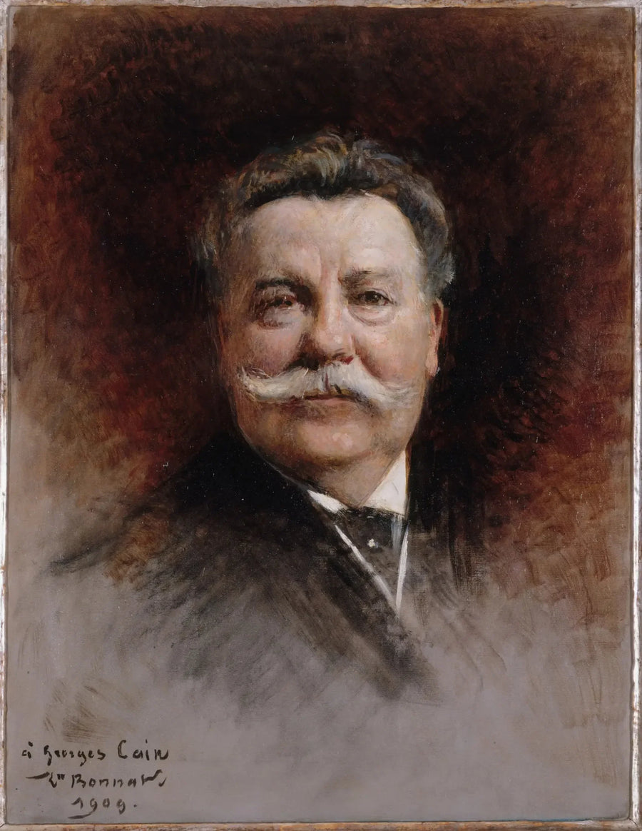 Georges Cainin (1853-1919) muotokuva, maalari ja kirjailija - Léon Bonnat