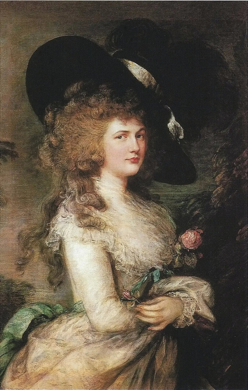 Georgiana, Devonshiren herttuattaren muotokuva - Thomas Gainsborough
