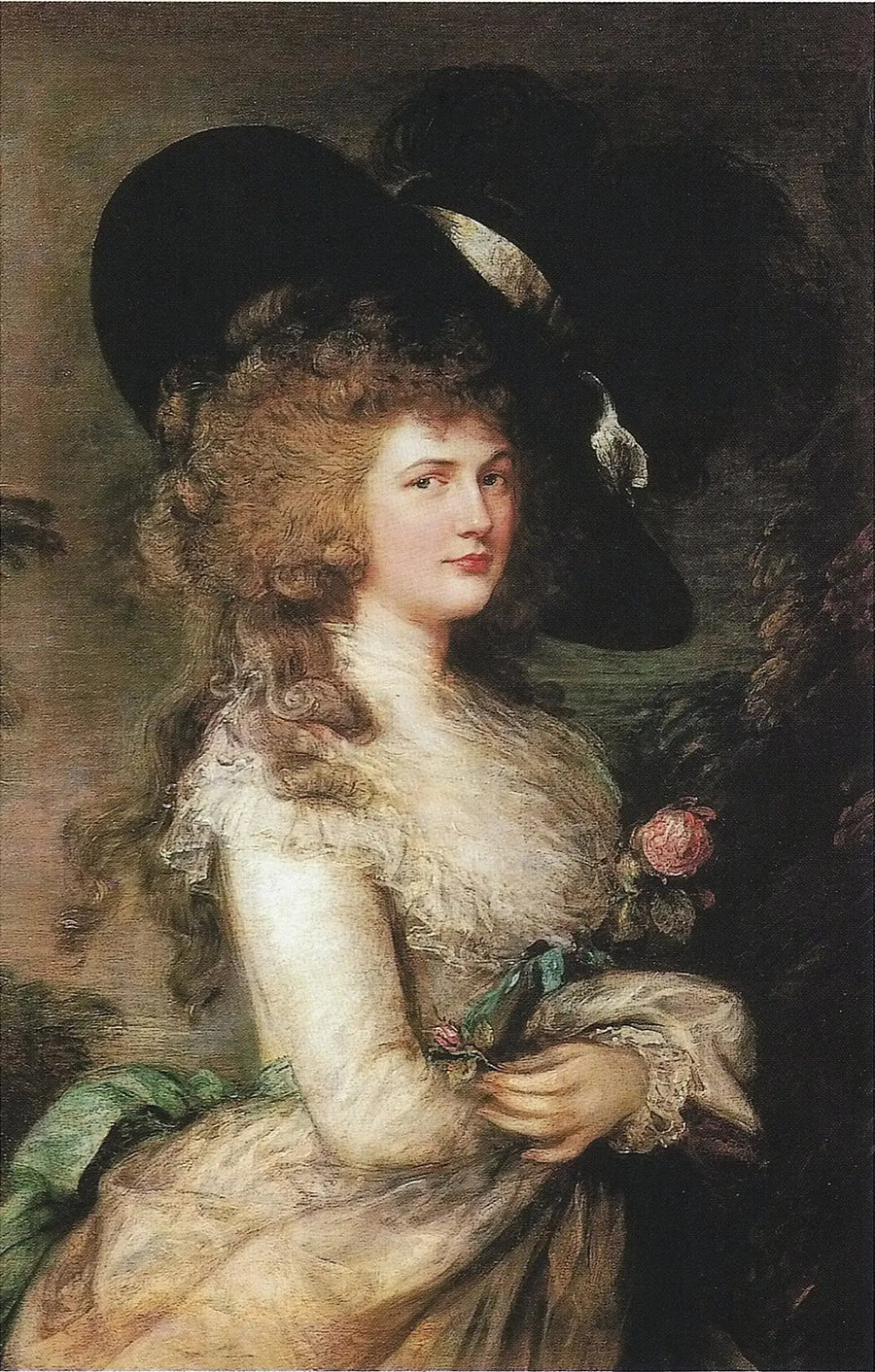 Georgiana, Devonshiren herttuattaren muotokuva - Thomas Gainsborough