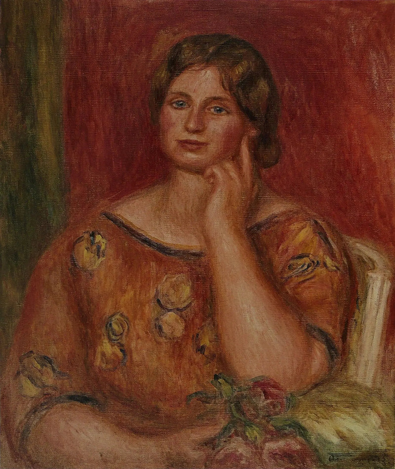 Gertrude Osthausin muotokuva - Pierre-Auguste Renoir