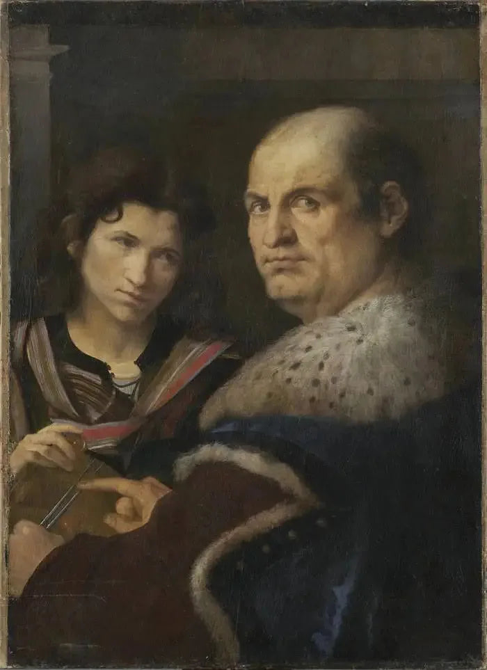 Giovanni Borgherinin ja Trifone Gabrielin muotokuva - Giorgione