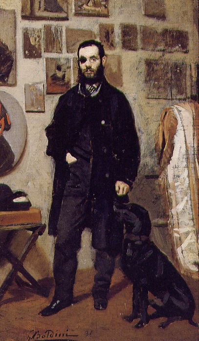 Giuseppe Abbati - Giovanni Boldini:n muotokuva