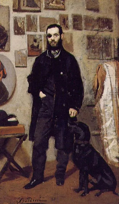 Giuseppe Abbati - Giovanni Boldini:n muotokuva