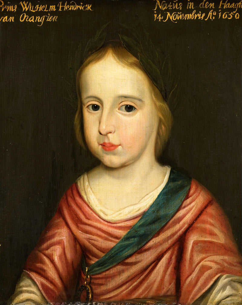 Guillaume III:n (1650-1702) muotokuva, Orangen prinssi - Gerrit van Honthorst