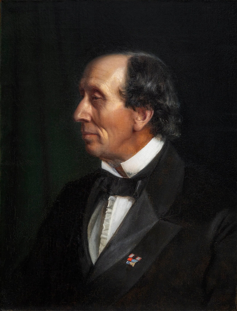 Hans Christian Andersenin muotokuva - Carl Heinrich Bloch