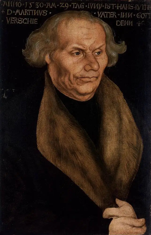 Hans Lutherin, Lutherin isän, muotokuva - Lucas Cranach vanhempi