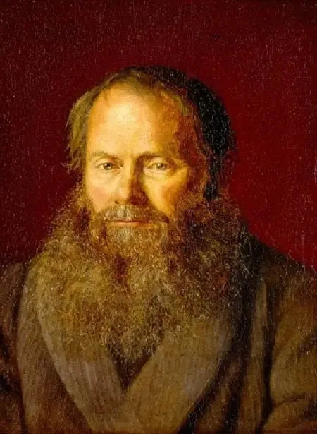 Henrik Nikolai Krøyeri - Peder Severin Krøyeri muotokuva