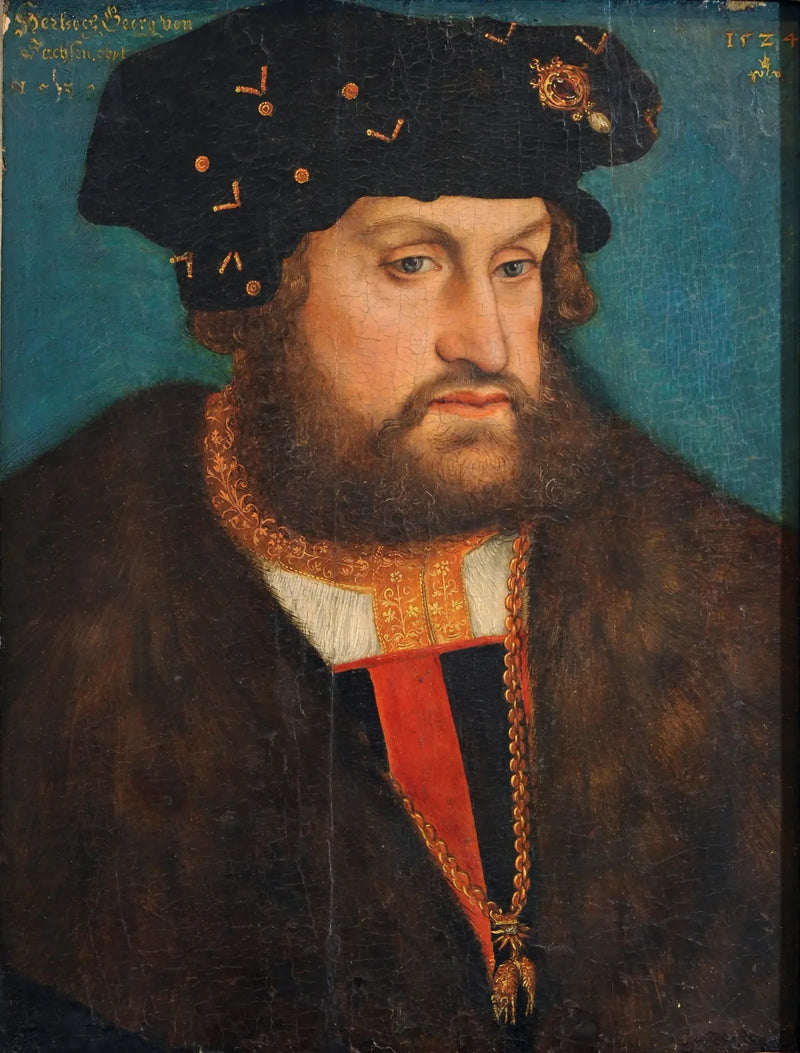 Herzog Georgin muotokuva Sachsenista - Lucas Cranach vanhempi