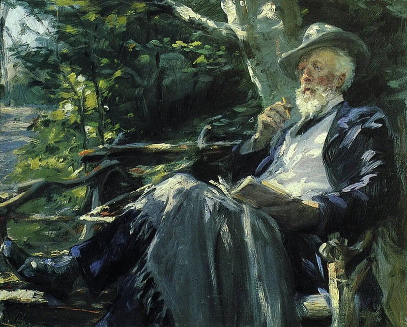Holger Drachmannin muotokuva - Peder Severin Krøyer