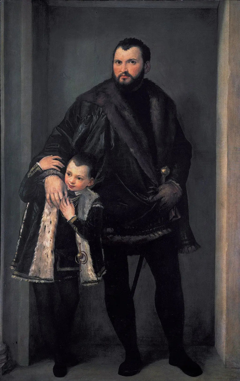 Iseppo da Porton ja hänen poikansa Adriano - Paul Véronèse