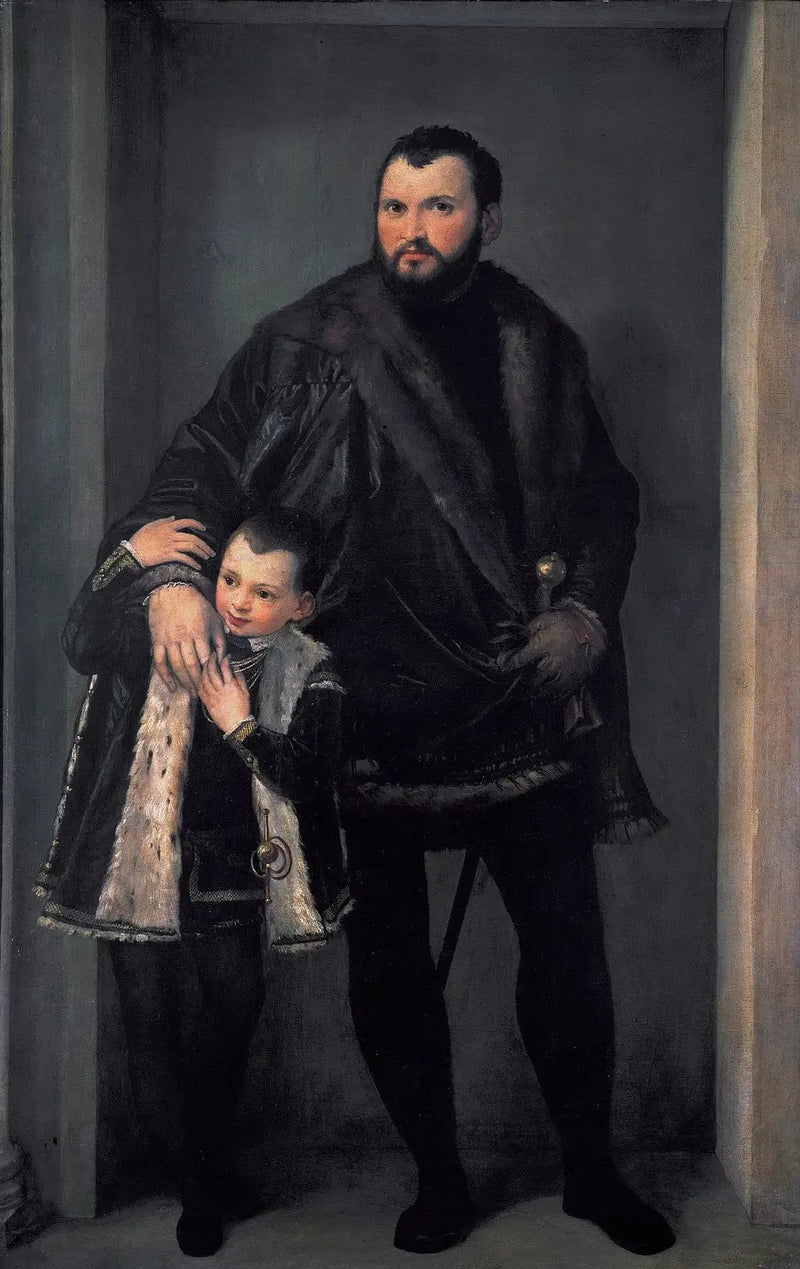 Iseppo da Porton ja hänen poikansa Adriano - Paul Véronèse