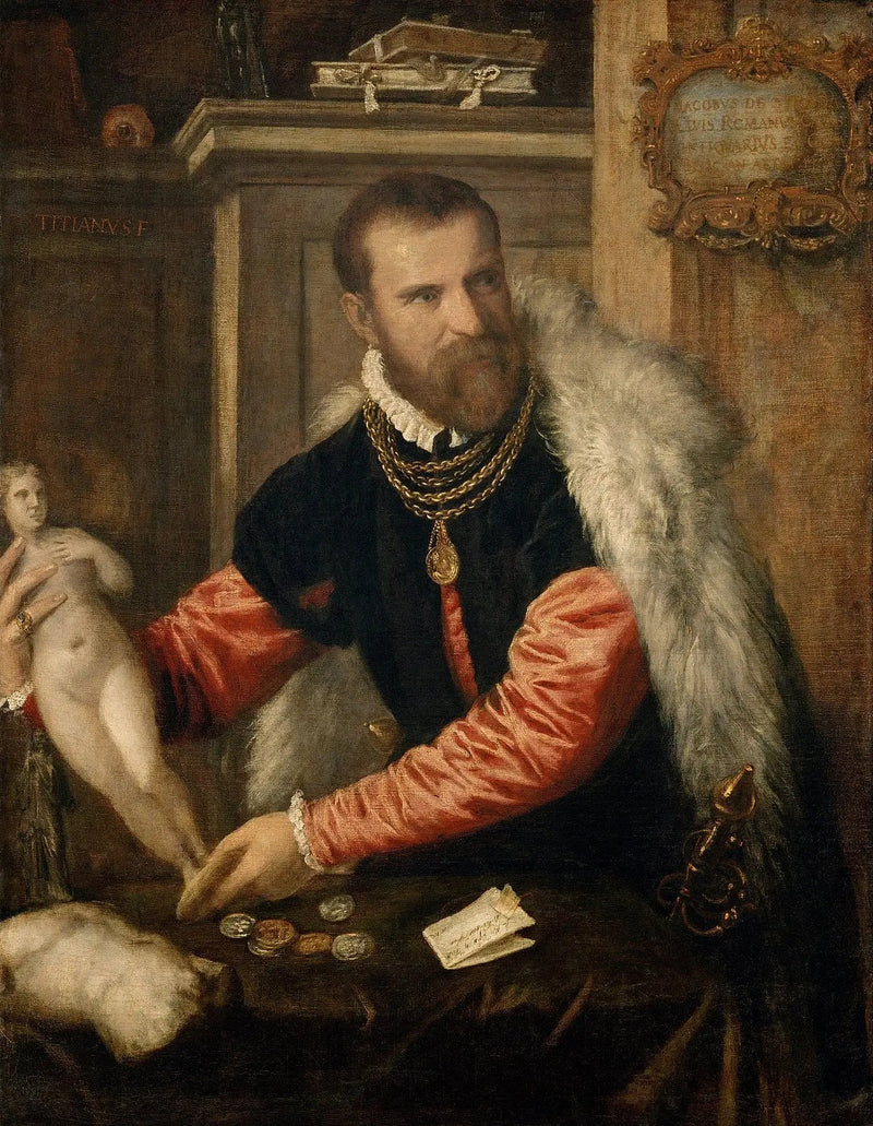 Jacopo Stradan muotokuva - Titian