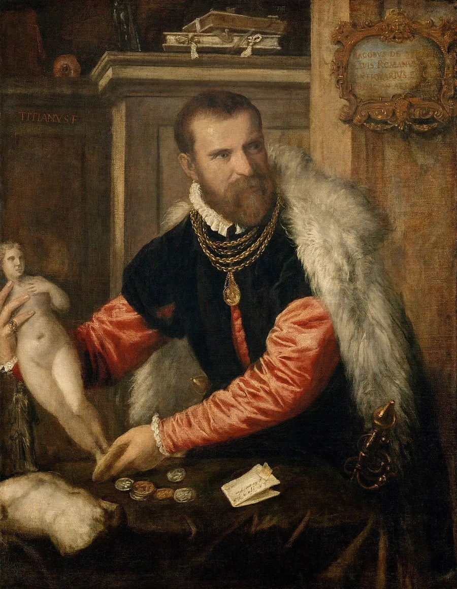 Jacopo Stradan muotokuva - Titian