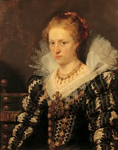 Jacqueline van Caestre'n muotokuva, Jean Charles de Cordes'n puoliso - Peter Paul Rubens