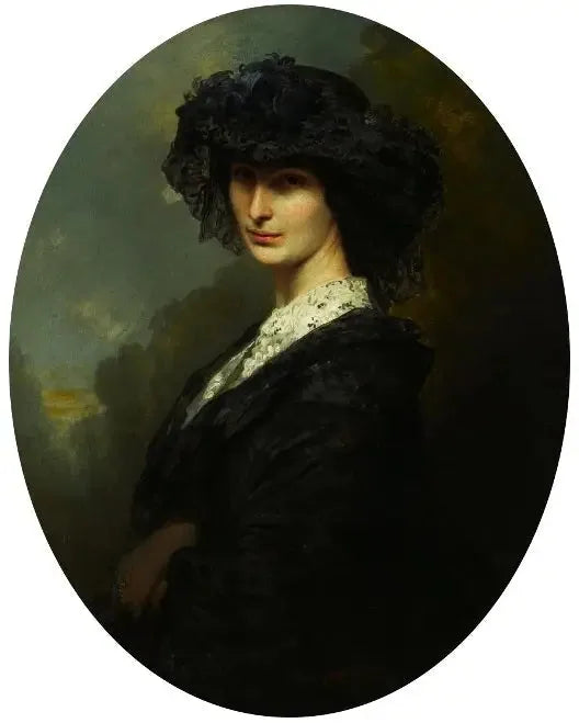 Jadwiga Branicka née Potocka - Franz Xaver Winterhalterin muotokuva