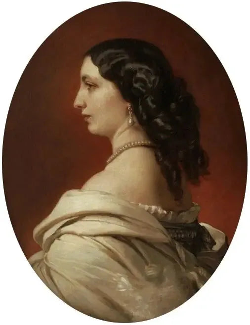 Jadwiga Branicka née Potocka - Franz Xaver Winterhalterin muotokuva