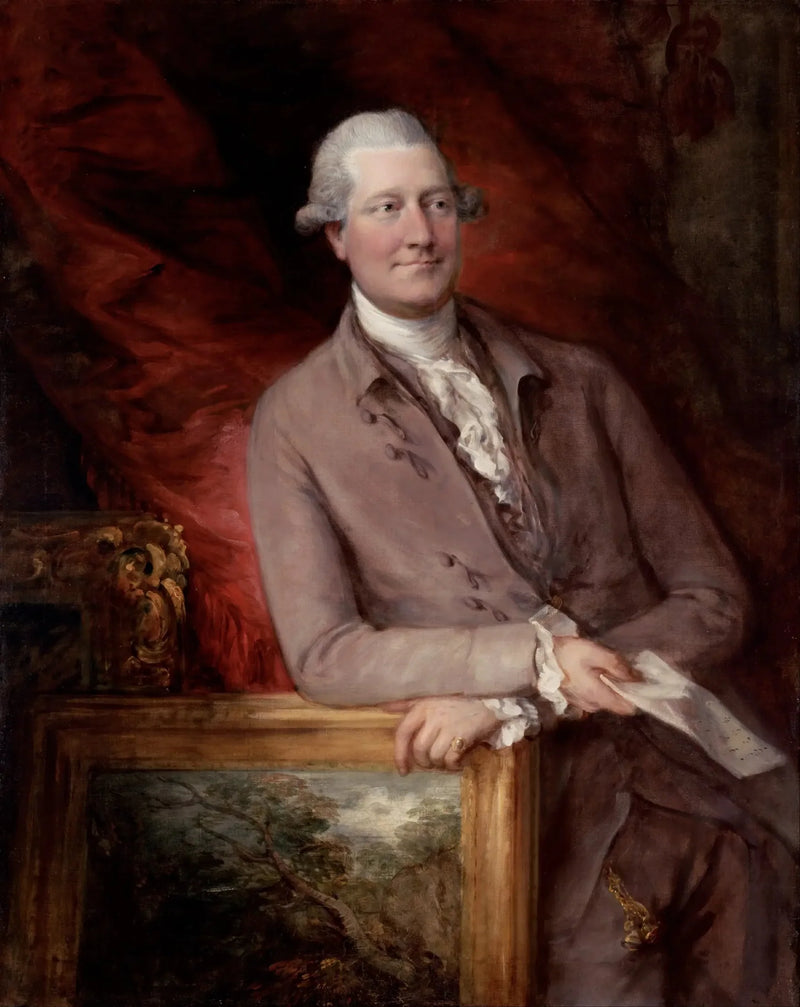 James Christien (1730 - 1803) - Thomas Gainsboroughin muotokuva