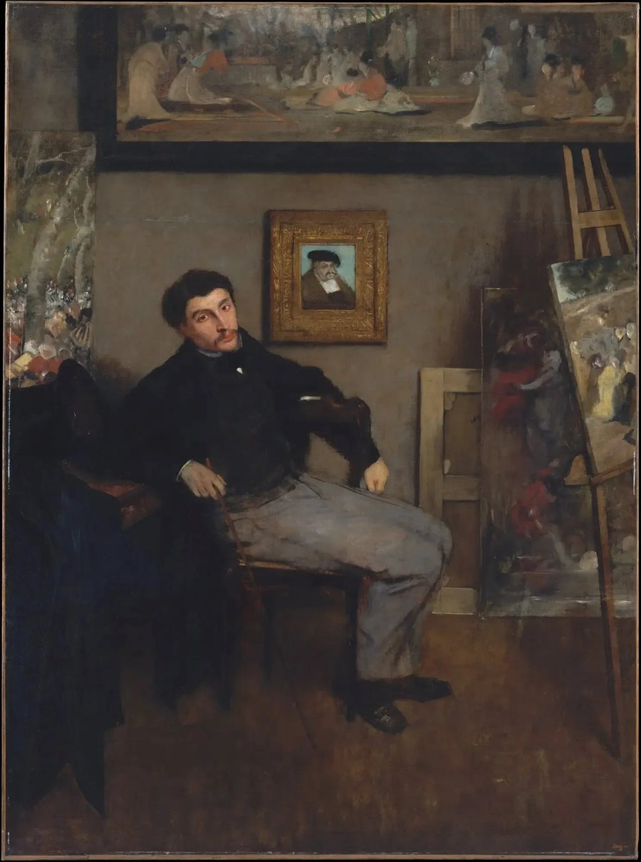 James Tissotin muotokuva - Edgar Degas