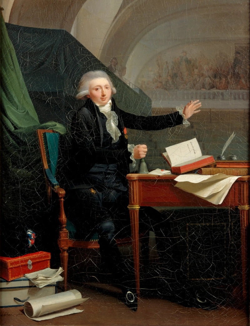 Jan Anthony d'Averhoultin (1756-1792) muotokuva - Louis-Léopold Boilly