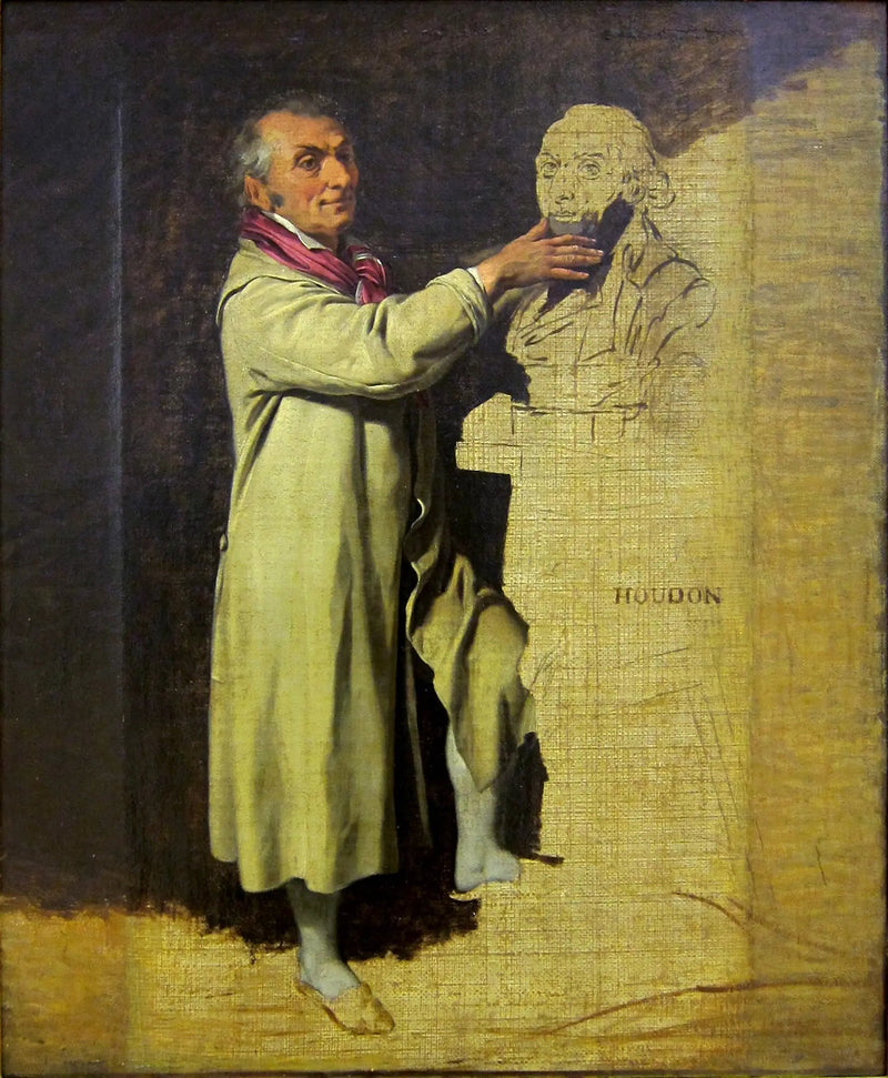 Jean-Antoine Houdonin, kuvanveistäjä - Louis-Léopold Boilly