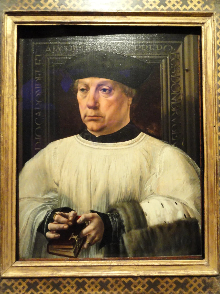 Jean Carondeletin muotokuva - Jan Gossaert