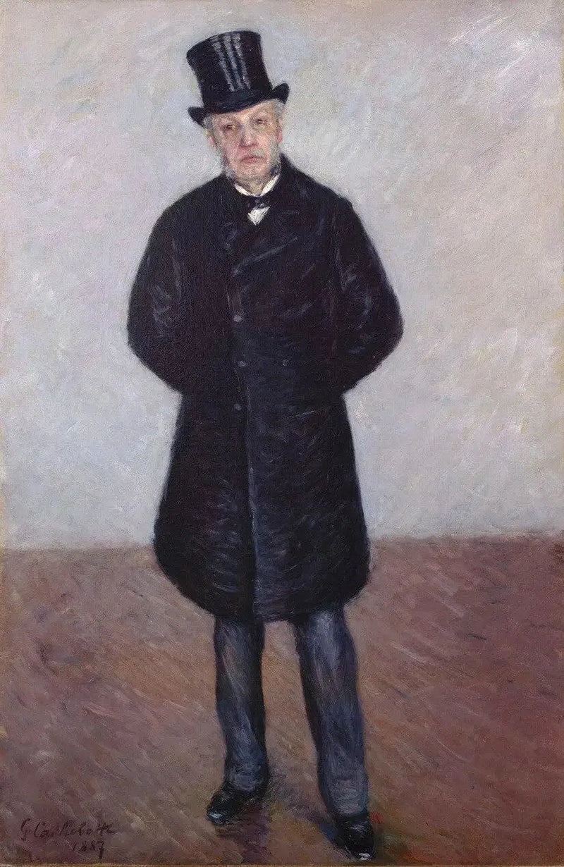 Jean Daurelle - Gustave Caillebotte täysikokoinen muotokuva