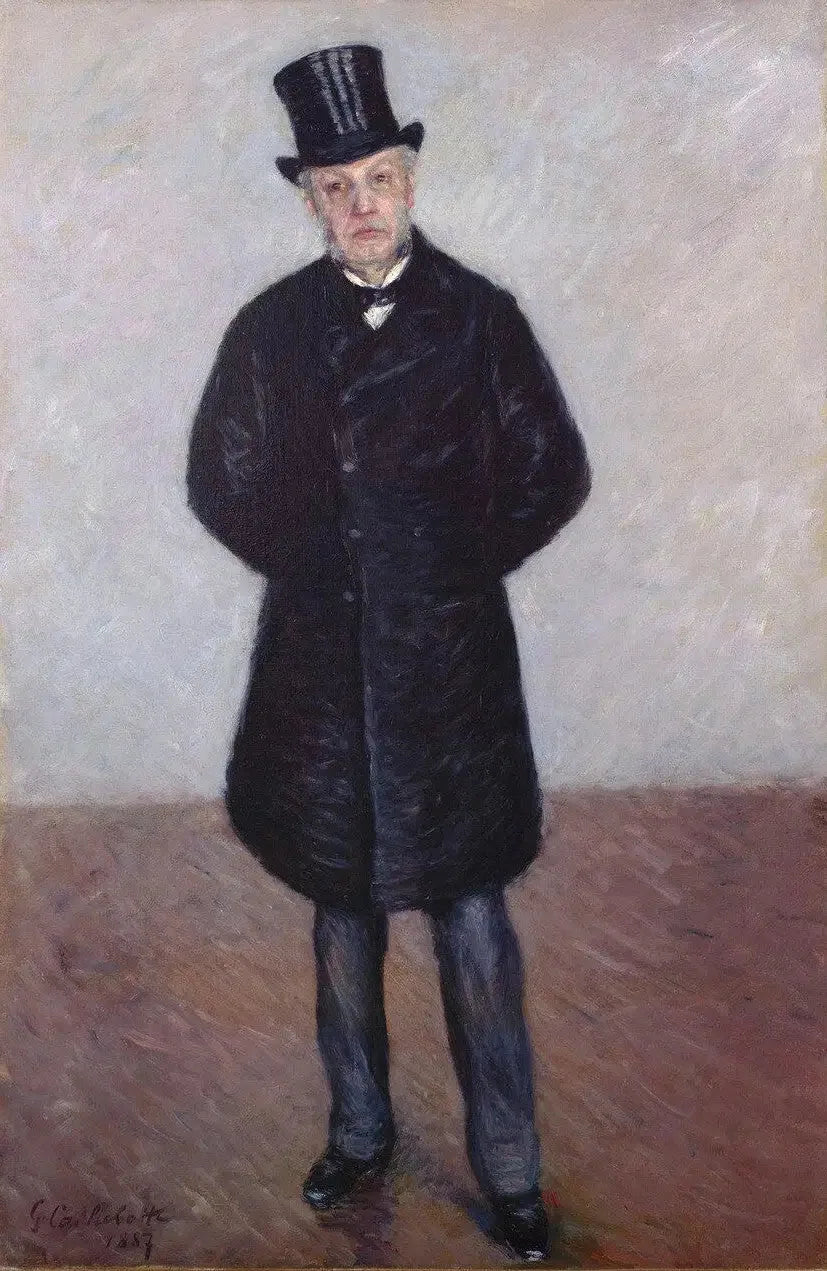 Jean Daurelle - Gustave Caillebotte täysikokoinen muotokuva