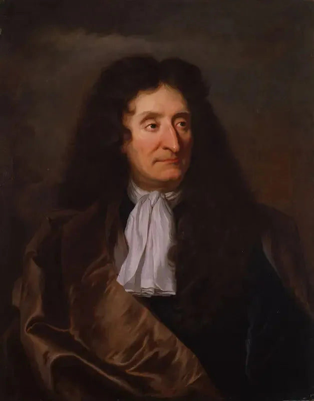 Jean de La Fontaine'n muotokuva - Hyacinthe Rigaud