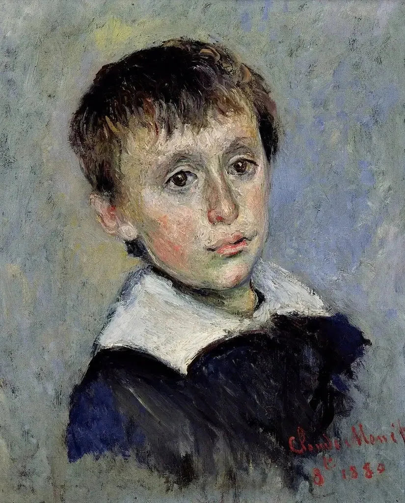 Jean Monetin muotokuva - Claude Monet