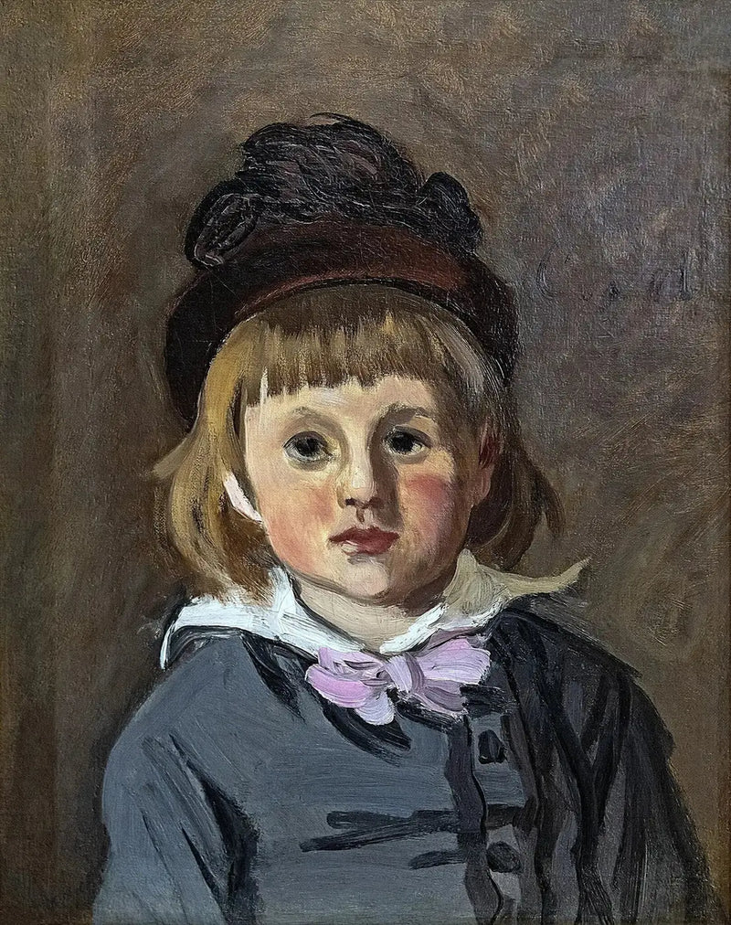 Jean Monetin muotokuva tupsupipossa - Claude Monet