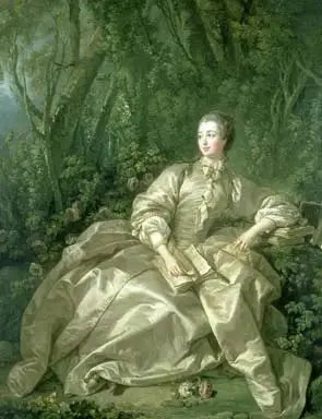 Jeanne-Antoinette Poissonin, marquise de Pompadourin muotokuva - François Boucher