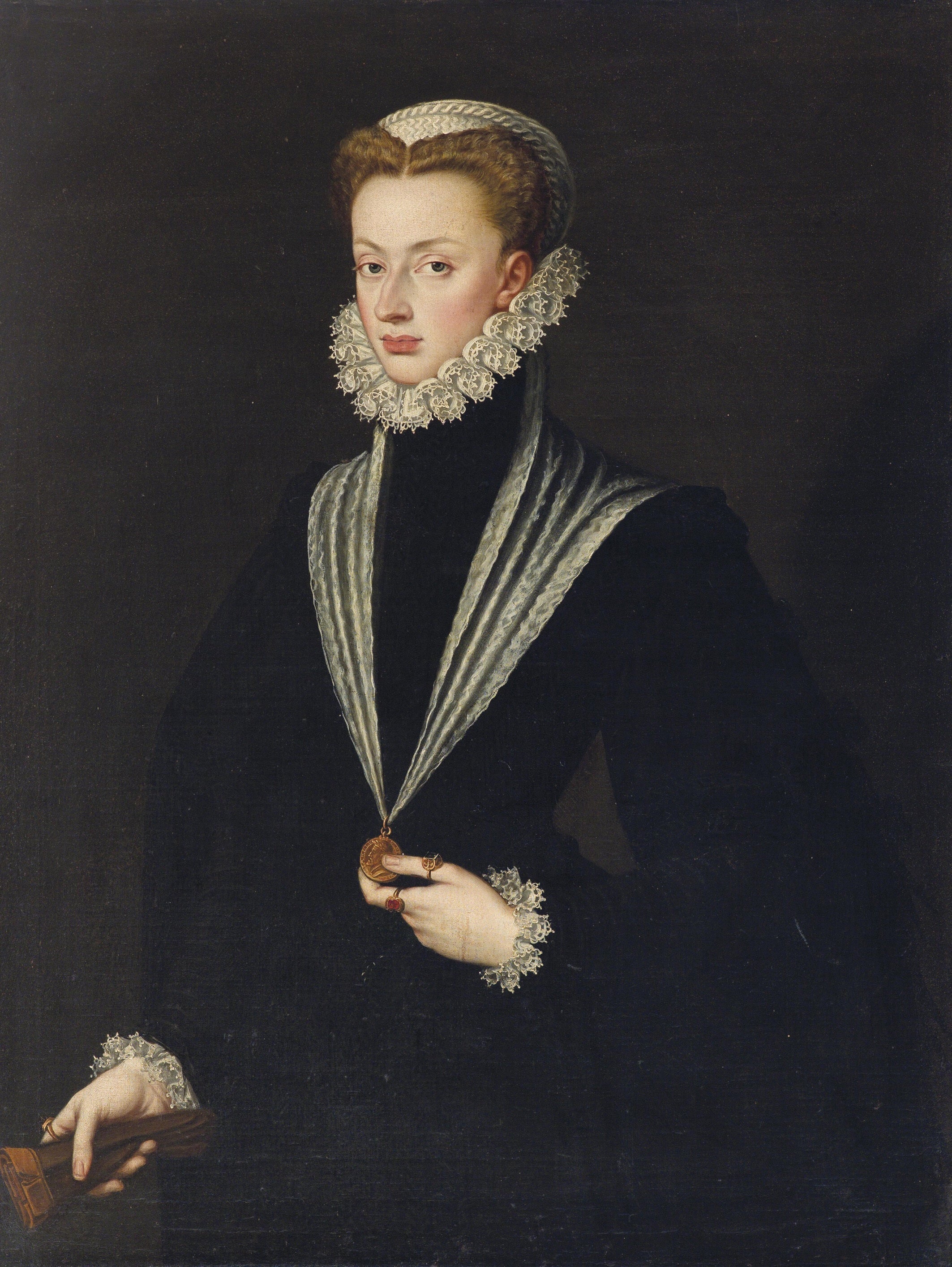 Portrait de Jeanne d'Autriche - Sofonisba Anguissola image 1 reproduction d’œuvre d’art à l’huile