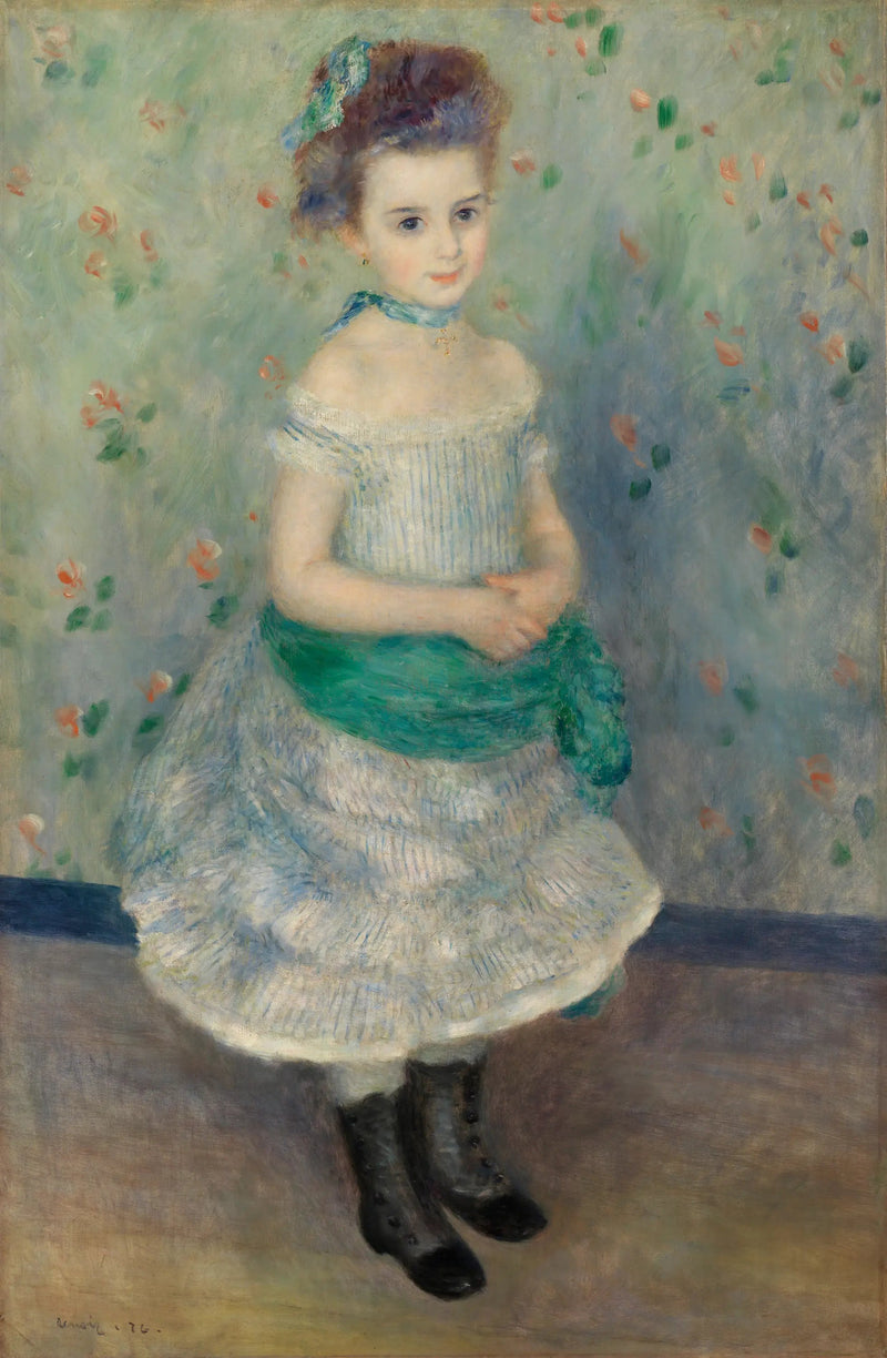 Jeanne Durand-Ruelin muotokuva (Mlle. J:n muotokuva) - Pierre-Auguste Renoir