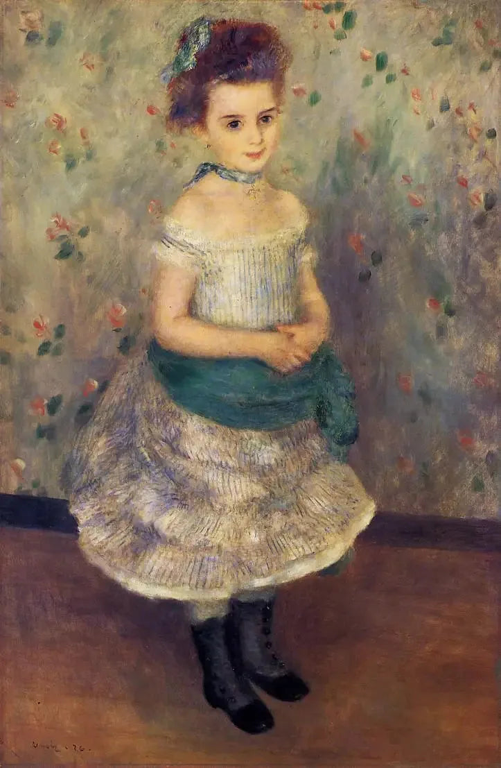Jeanne Durand-Ruelin muotokuva (Mlle. J:n muotokuva) - Pierre-Auguste Renoir