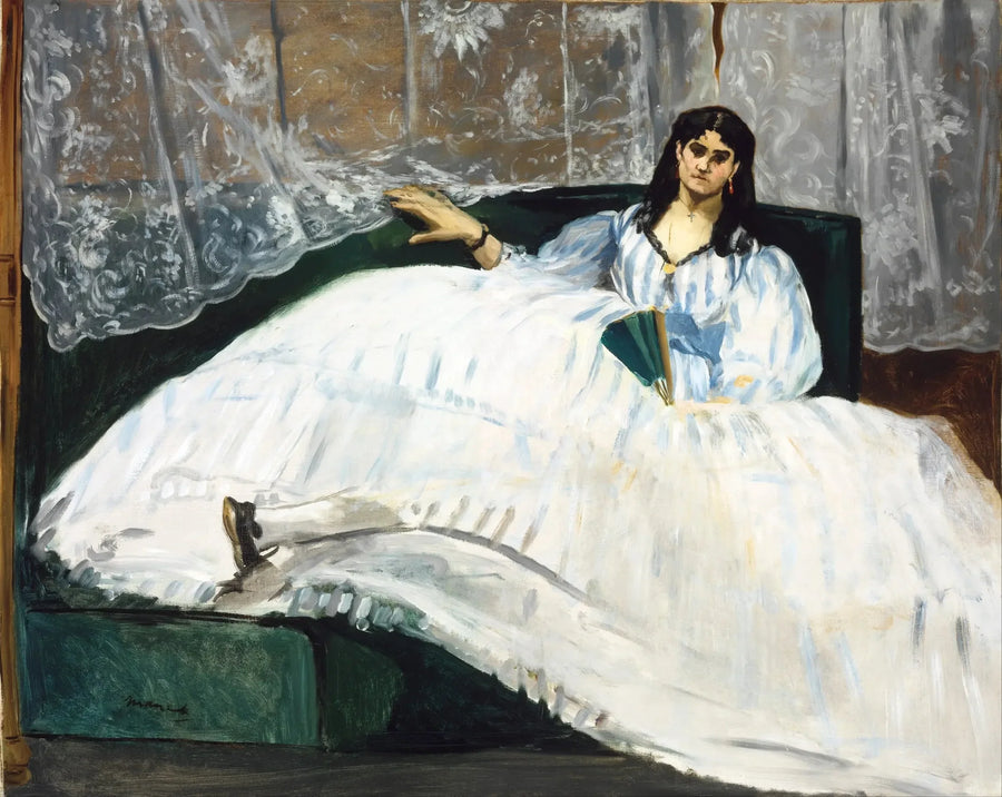 Jeanne Duvalin muotokuva - Édouard Manet