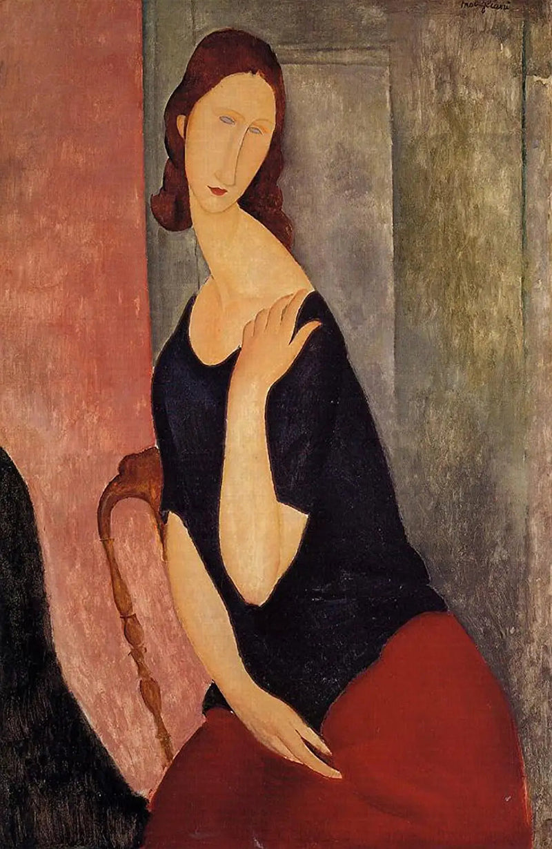 Jeanne Hébuternen muotokuva - Amedeo Modigliani